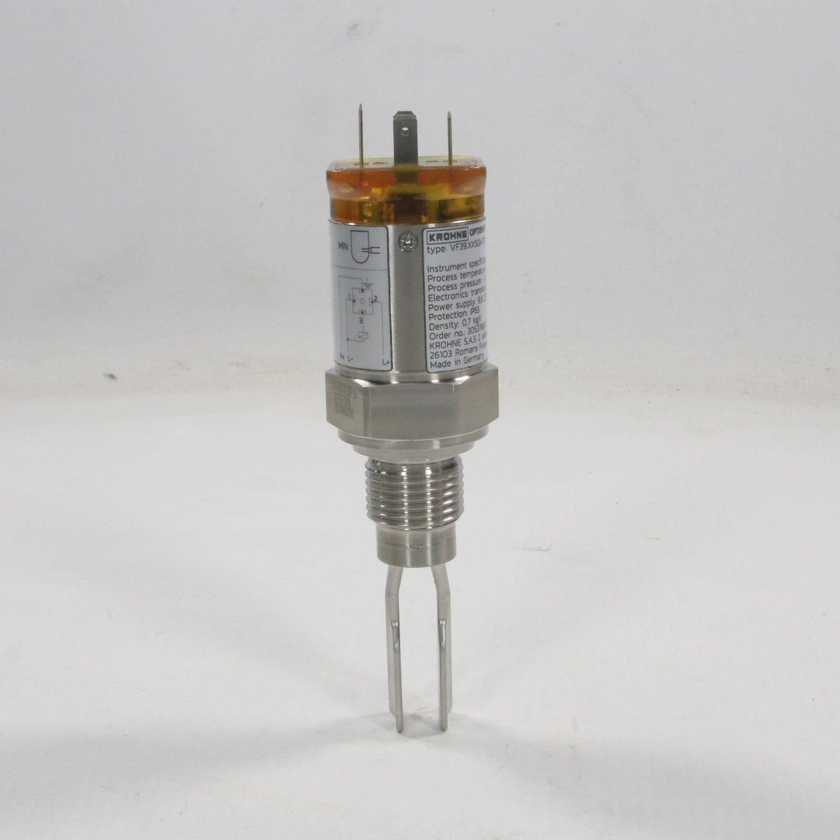 Krohne Optiswitch 4000C Vibration Level Switch - VF39.XXSGHTPV-Vibration Level Switch-Used Industrial Parts