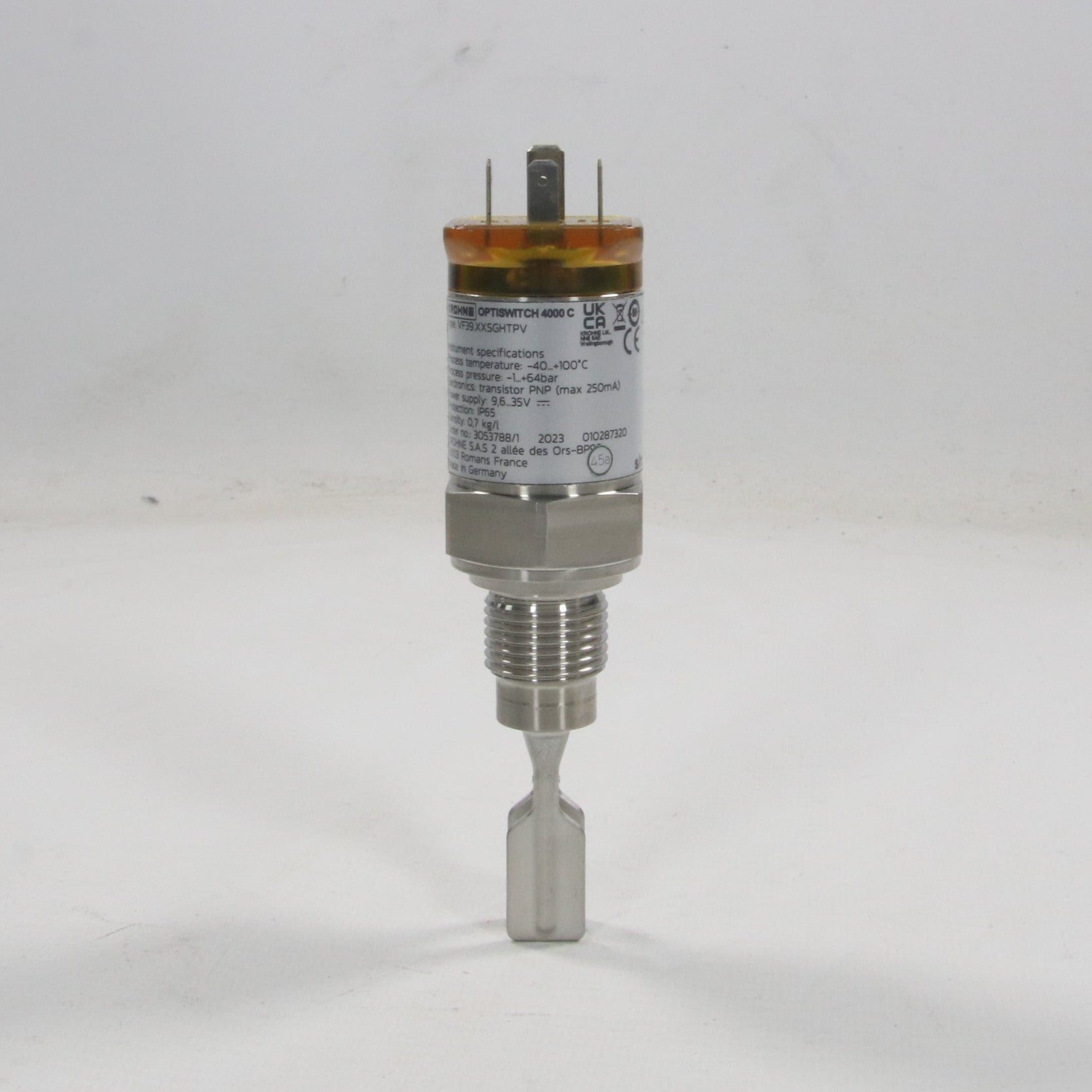 Krohne Optiswitch 4000C Vibration Level Switch - VF39.XXSGHTPV-Vibration Level Switch-Used Industrial Parts