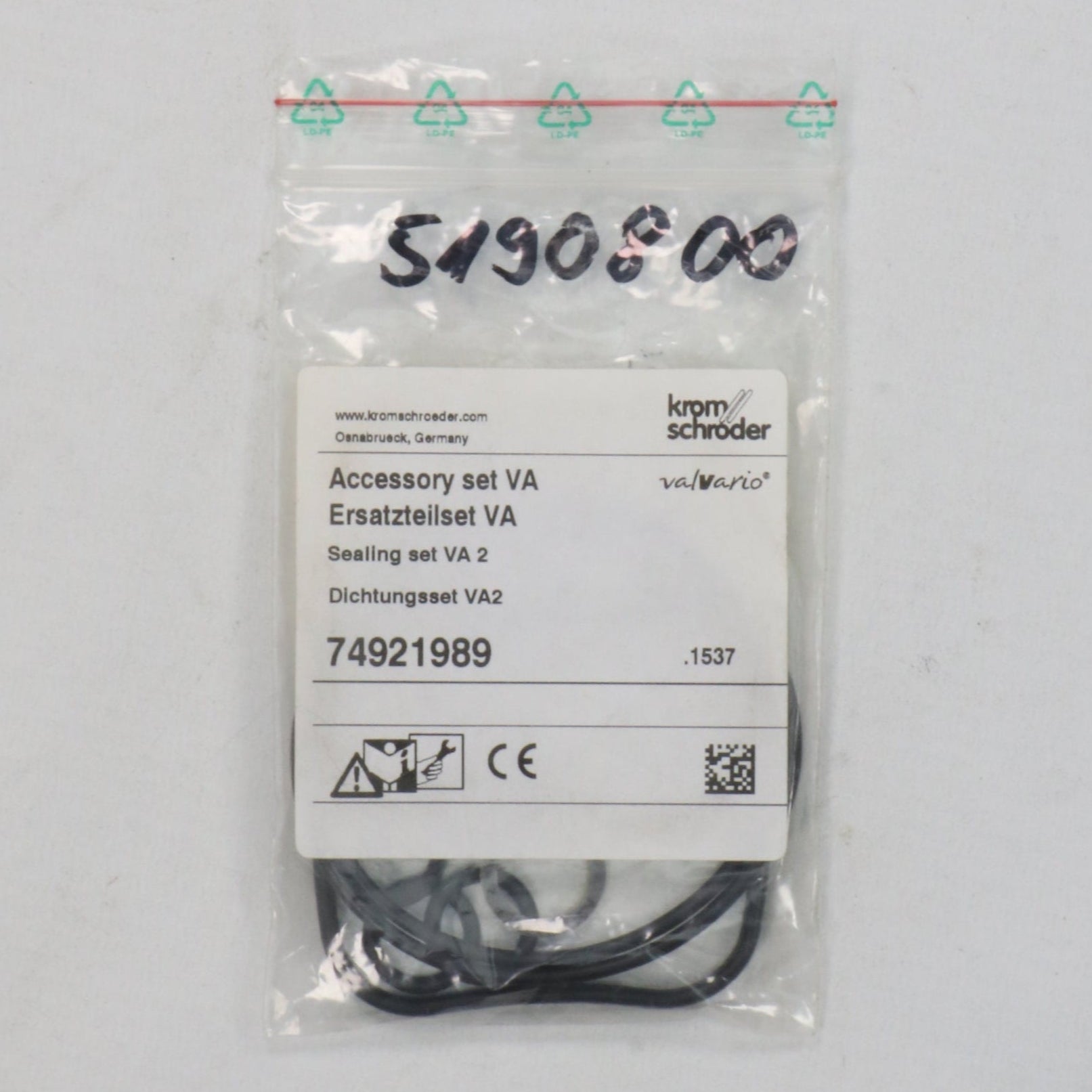 Krom Schroder VA2 Solenoid Sealing Set-Solenoid Sealing Set-Used Industrial Parts