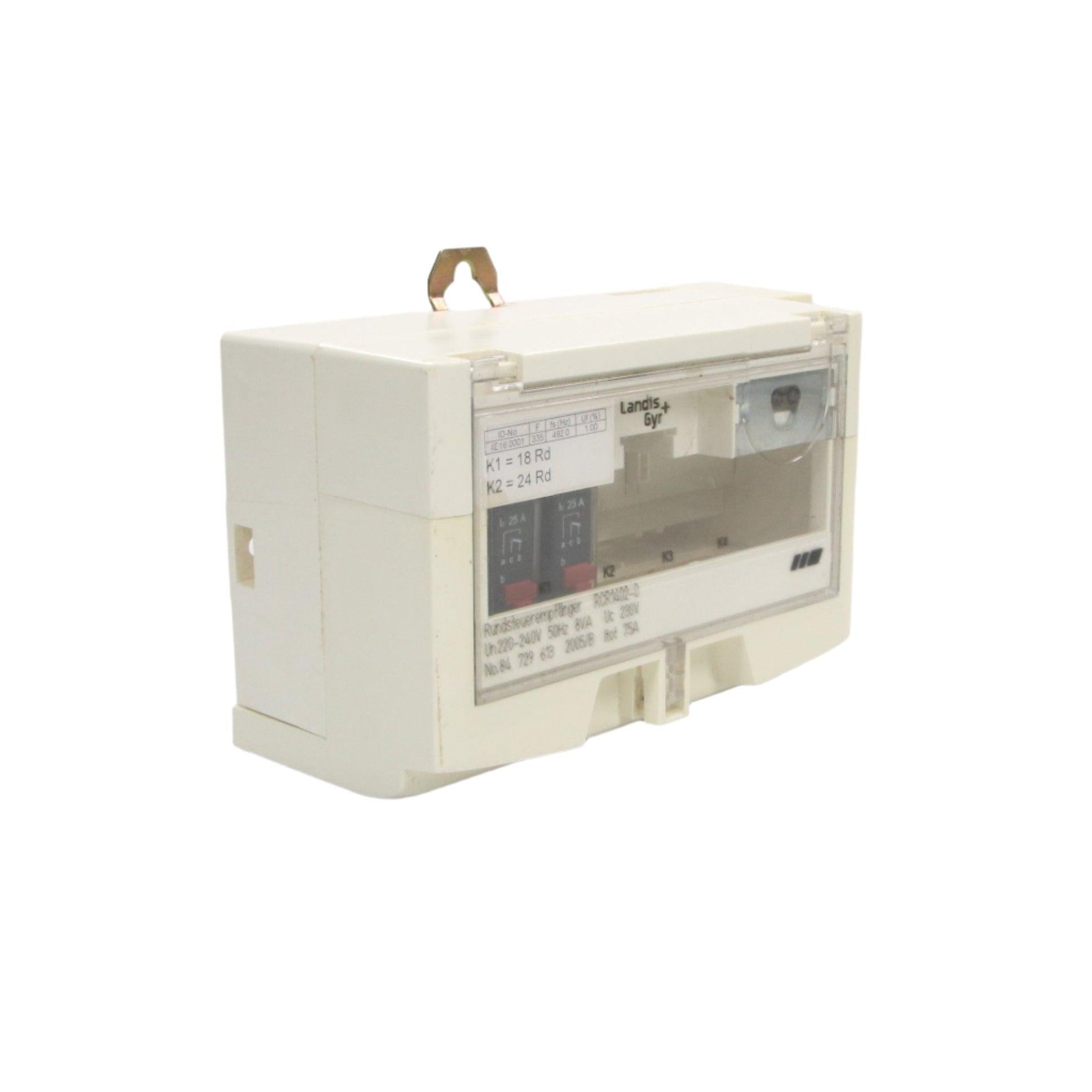 Landis & Gyr RCR1402 0 Ripple Control Receiver-Ripple Control Receiver-Used Industrial Parts