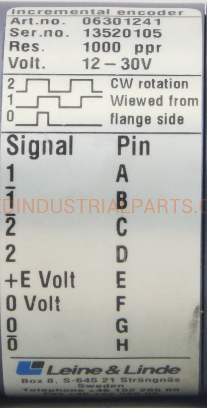 Leine & Linde Incremental Encoder-Incremental Encoder-CD-01-07-Used Industrial Parts