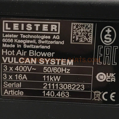 Leister 140 463 Vulcan Hot Air Blower-Hot Air Blower-Used Industrial Parts