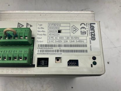 Lenze EVF8212-E Frequency Inverter / Drive-Frequency Inverter / Drive-Used Industrial Parts