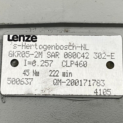Lenze MDXMA2M080-42 Gearmotor-Gearmotor-Used Industrial Parts