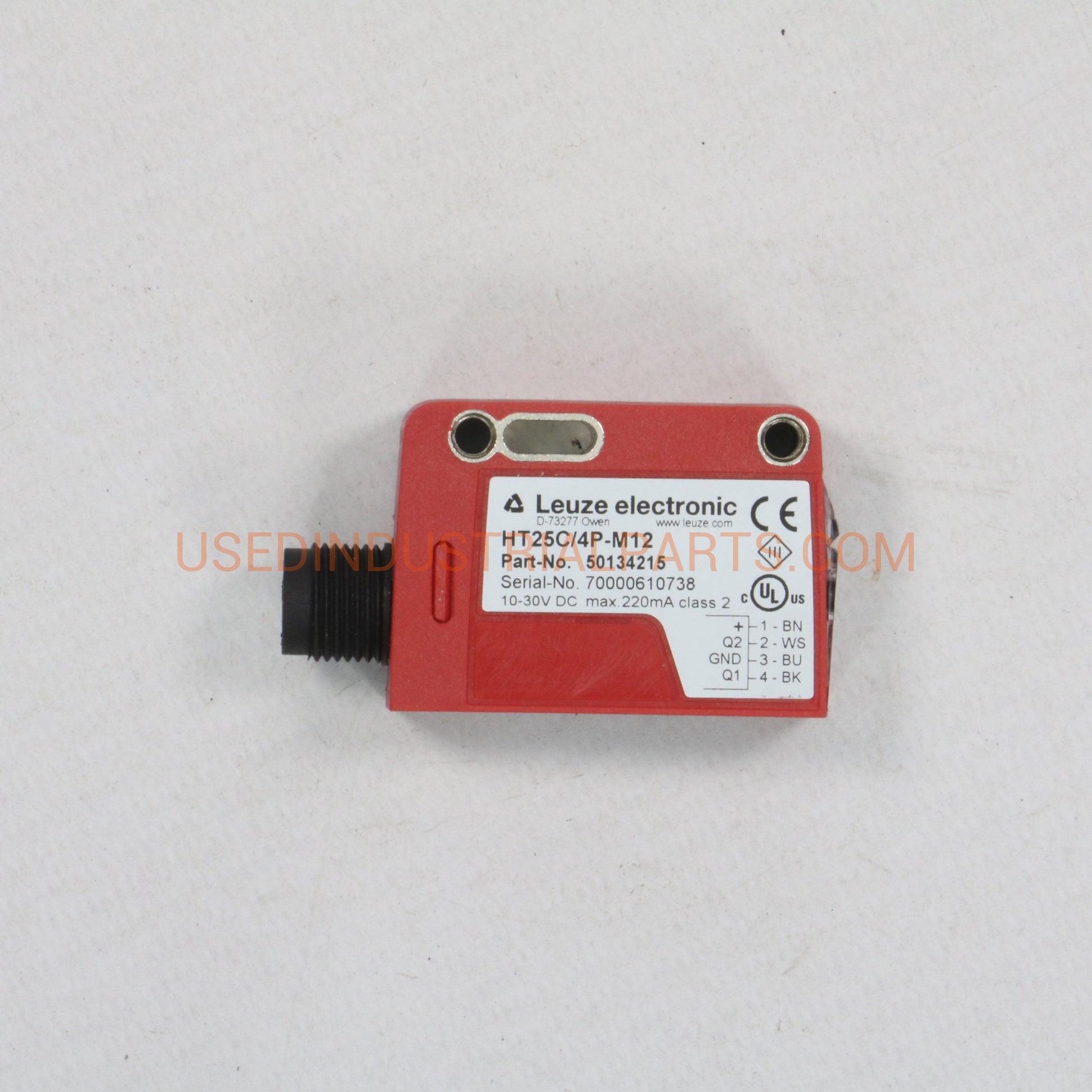 Leuze Electronic HT25C/4P-M12 Diffuse Reflection Sensor-Diffuse Reflection Sensor-AC-05-07-Used Industrial Parts