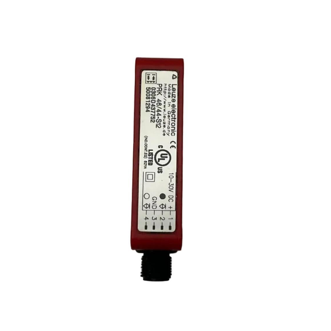 Leuze Electronic PRK 46/44-S12 Polarised Reflector Photocell-Used Industrial Parts