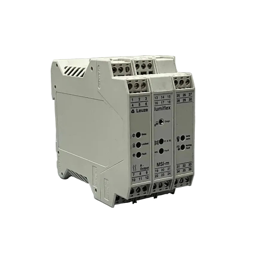 Leuze Lumiflex MSI-m/R AOPD Safety Relay Interface Module - 549904-Safety Relay Interface Module-01-AB-02-05-06-6152430211236-Used Industrial Parts