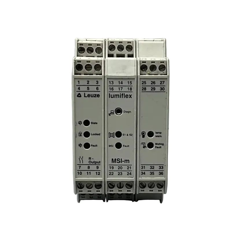 Leuze Lumiflex MSI-m/R AOPD Safety Relay Interface Module - 549904-Safety Relay Interface Module-Used Industrial Parts