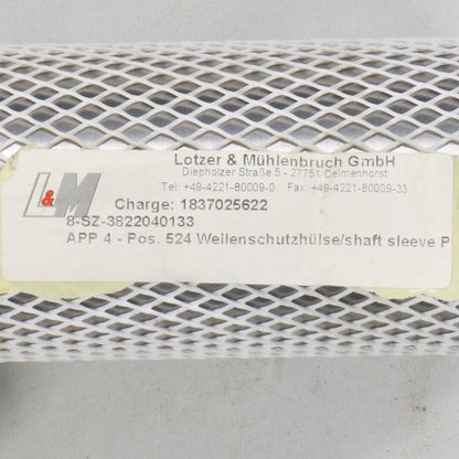 Lotzer & Muhlenbruch APP 4 - Pos. 524 Shaft Protection Sleeve-Shaft Protection Sleeve-Used Industrial Parts
