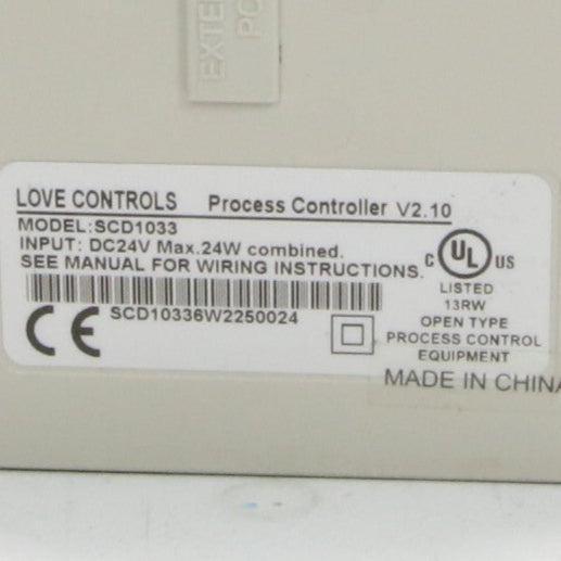 Love Controls SCD1033 Temperature Process Controller-Temperature/Process Controller-Used Industrial Parts