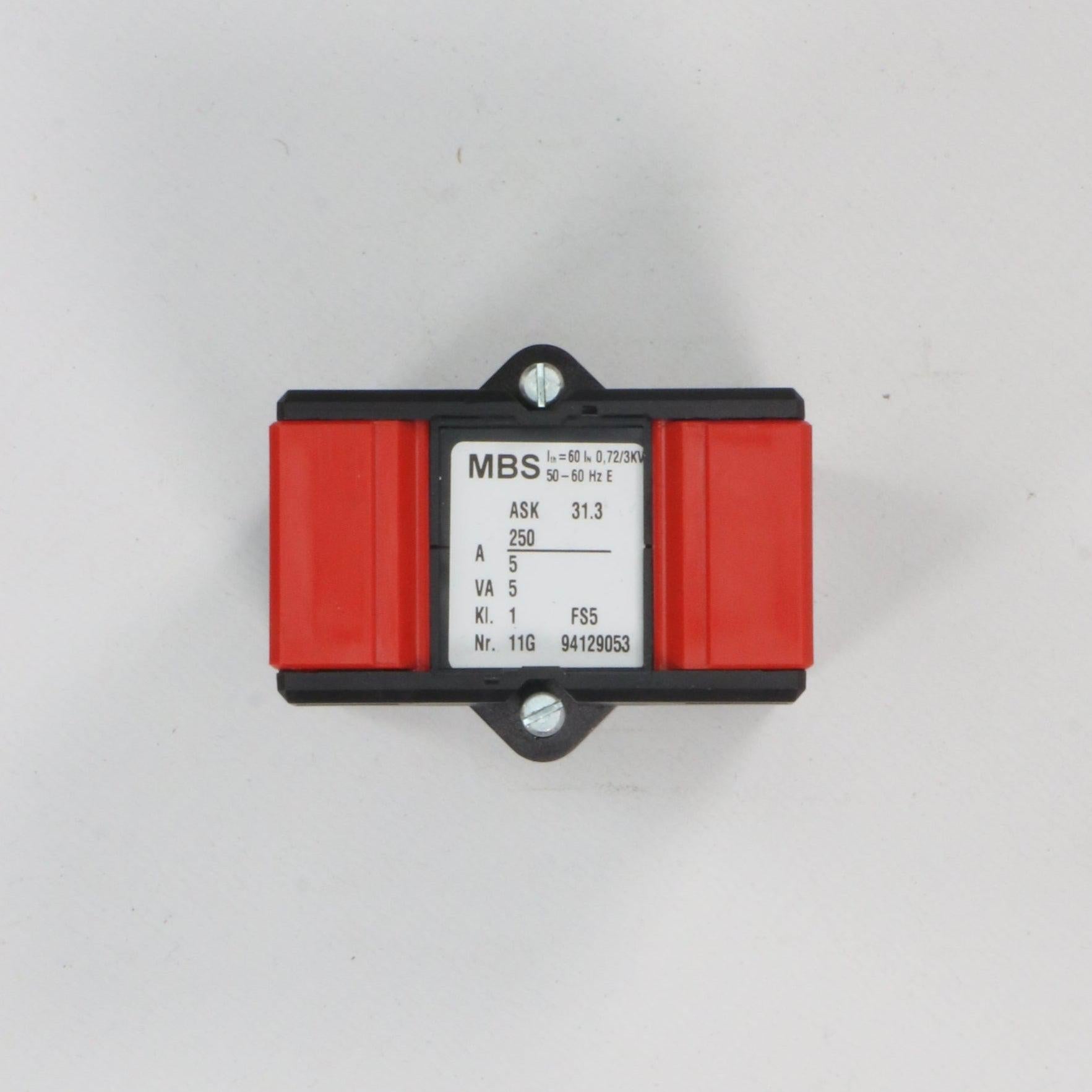 MBS ASK 31.3 Current Transformer-Current Transformer-Used Industrial Parts