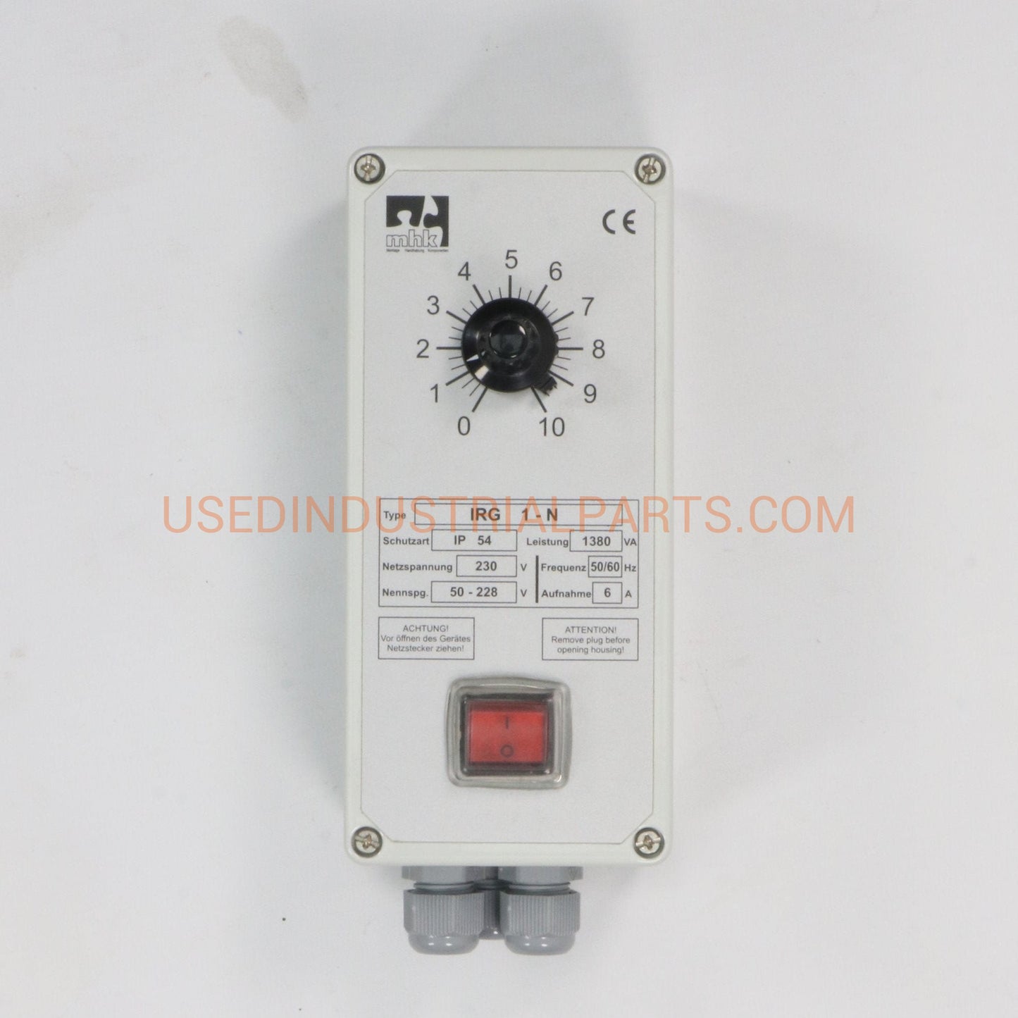 MHK IRG 1 N Operator Controller-Operator Controller-DB-05-02-06-Used Industrial Parts