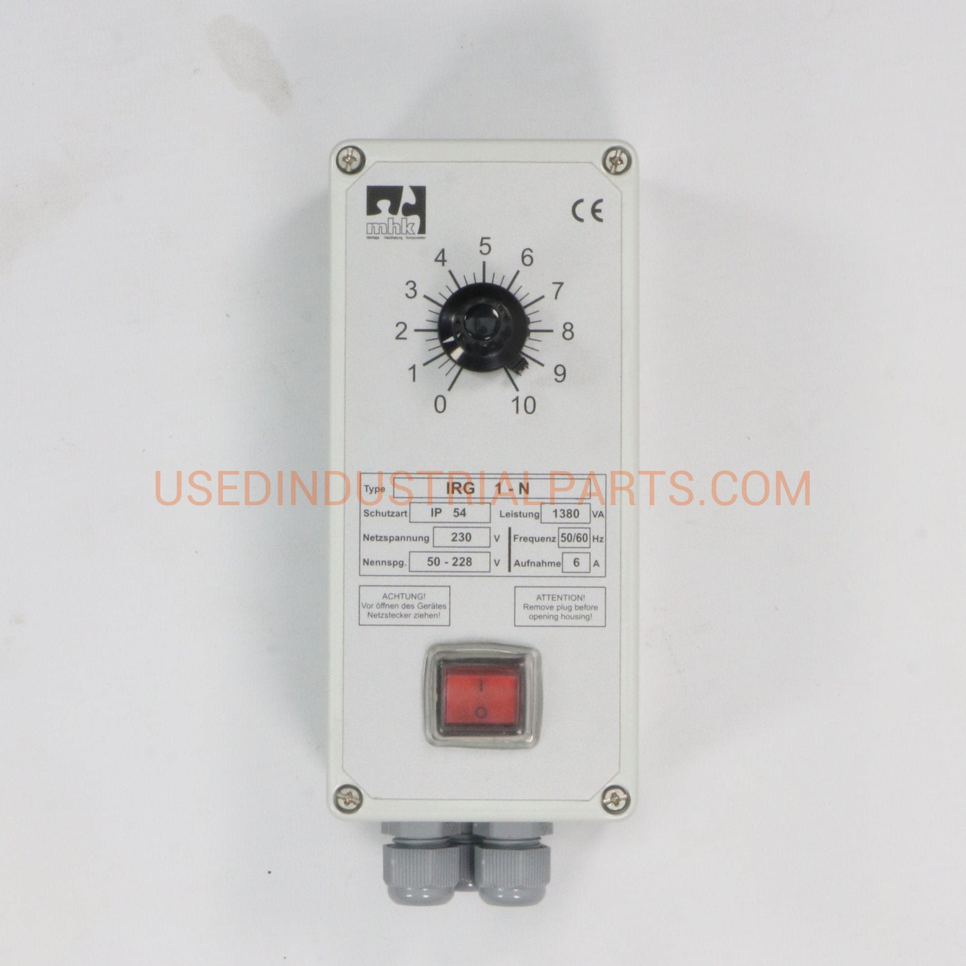 MHK IRG 1 N Operator Controller-Operator Controller-DB-05-02-06-Used Industrial Parts