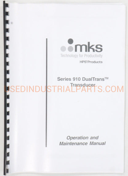 MKS Series 910 DualTrans Transducer-Pressure Transducer-DB-03-06-Used Industrial Parts