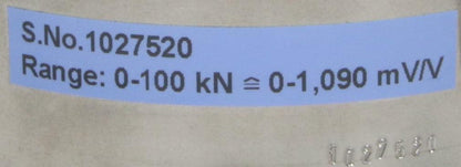 MWT Force Measuring Ring/Load Cell Type 1027 - 1027520-Force Measuring Ring-Used Industrial Parts