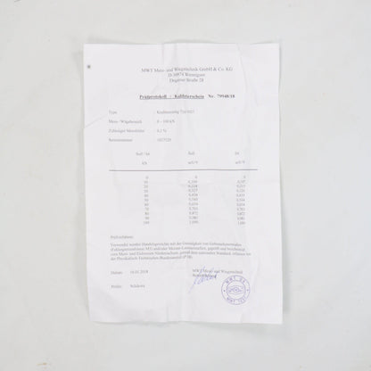 MWT Force Measuring Ring/Load Cell Type 1027 - 1027520-Force Measuring Ring-Used Industrial Parts