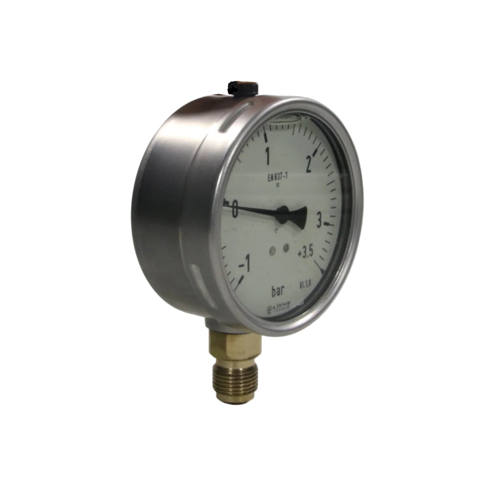 M. Junemann NG100 Manometer -1 to +3.5 bar-Manometer-BD-03-03-02-6152429213210-Used Industrial Parts