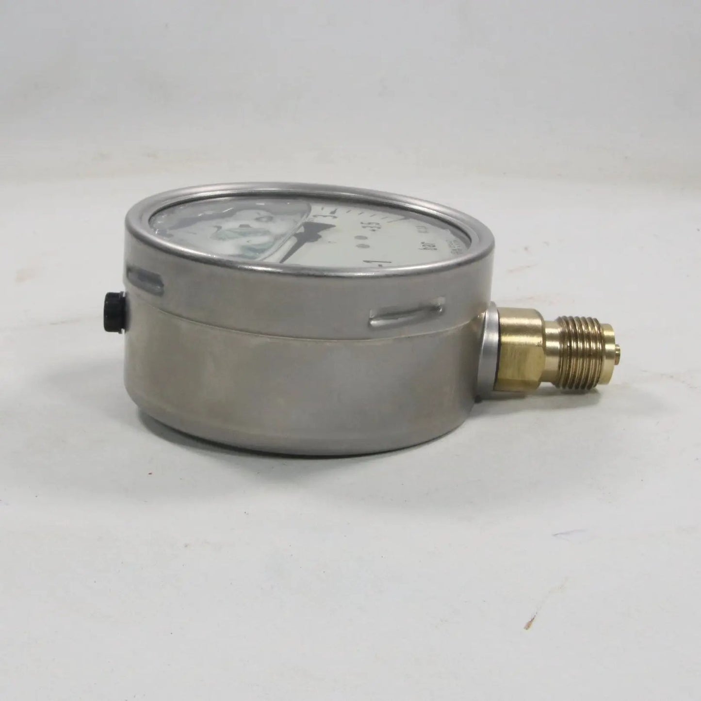 M. Junemann NG100 Manometer -1 to +3.5 bar-Manometer-Used Industrial Parts