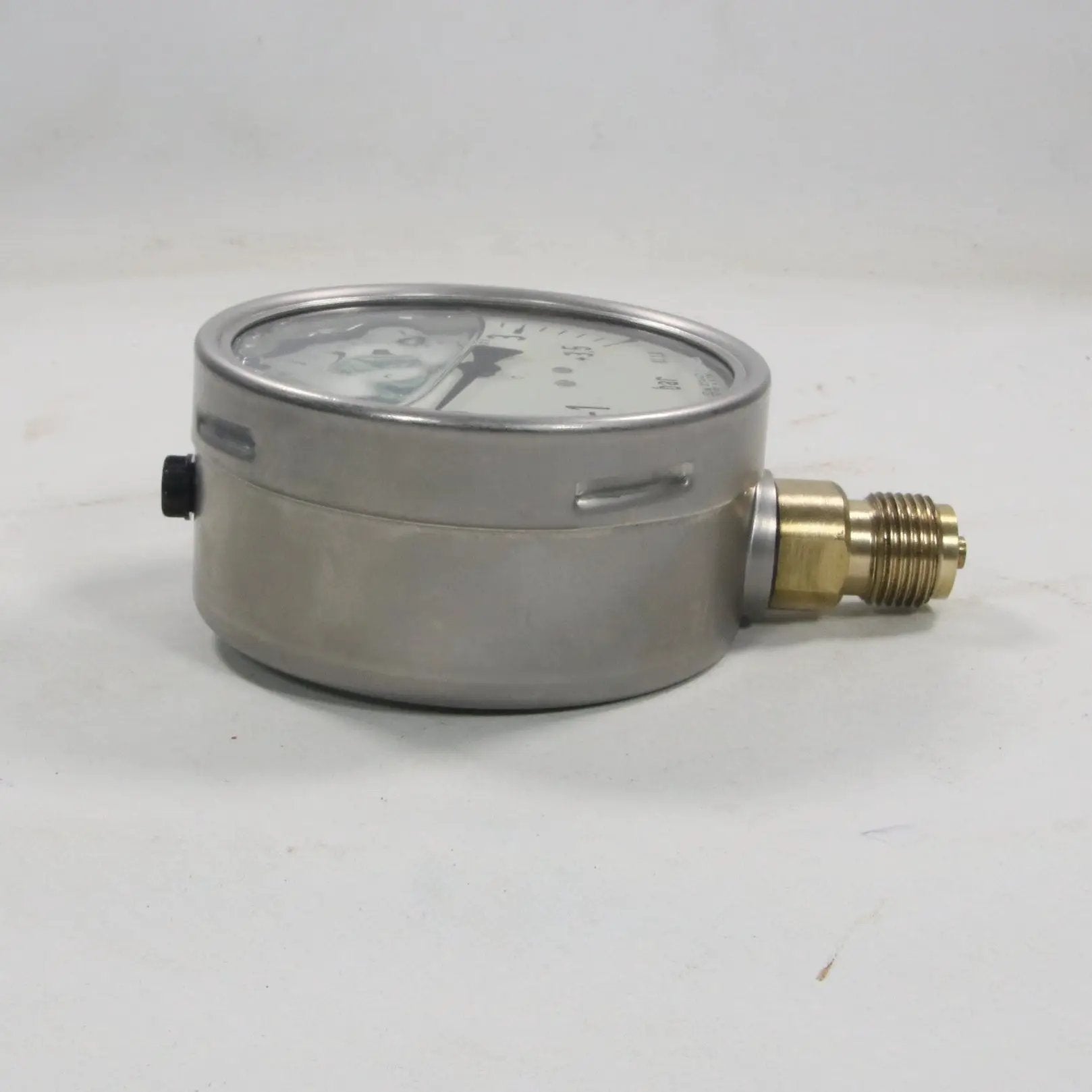 M. Junemann NG100 Manometer -1 to +3.5 bar-Manometer-Used Industrial Parts