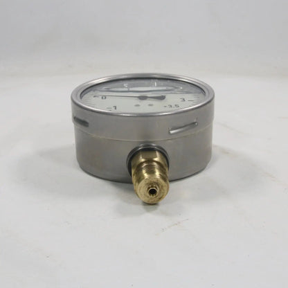 M. Junemann NG100 Manometer -1 to +3.5 bar-Manometer-Used Industrial Parts