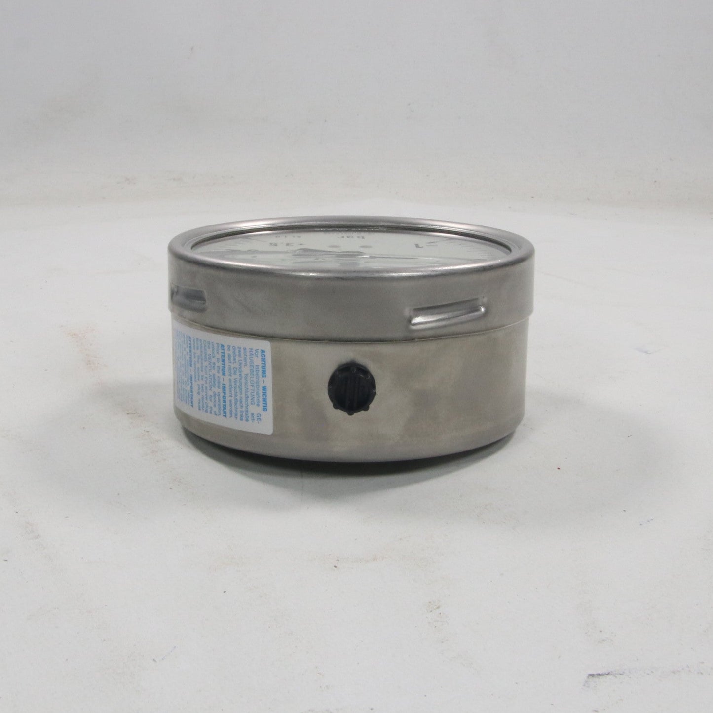 M. Junemann NG100 Manometer -1 to +3.5 bar-Manometer-Used Industrial Parts