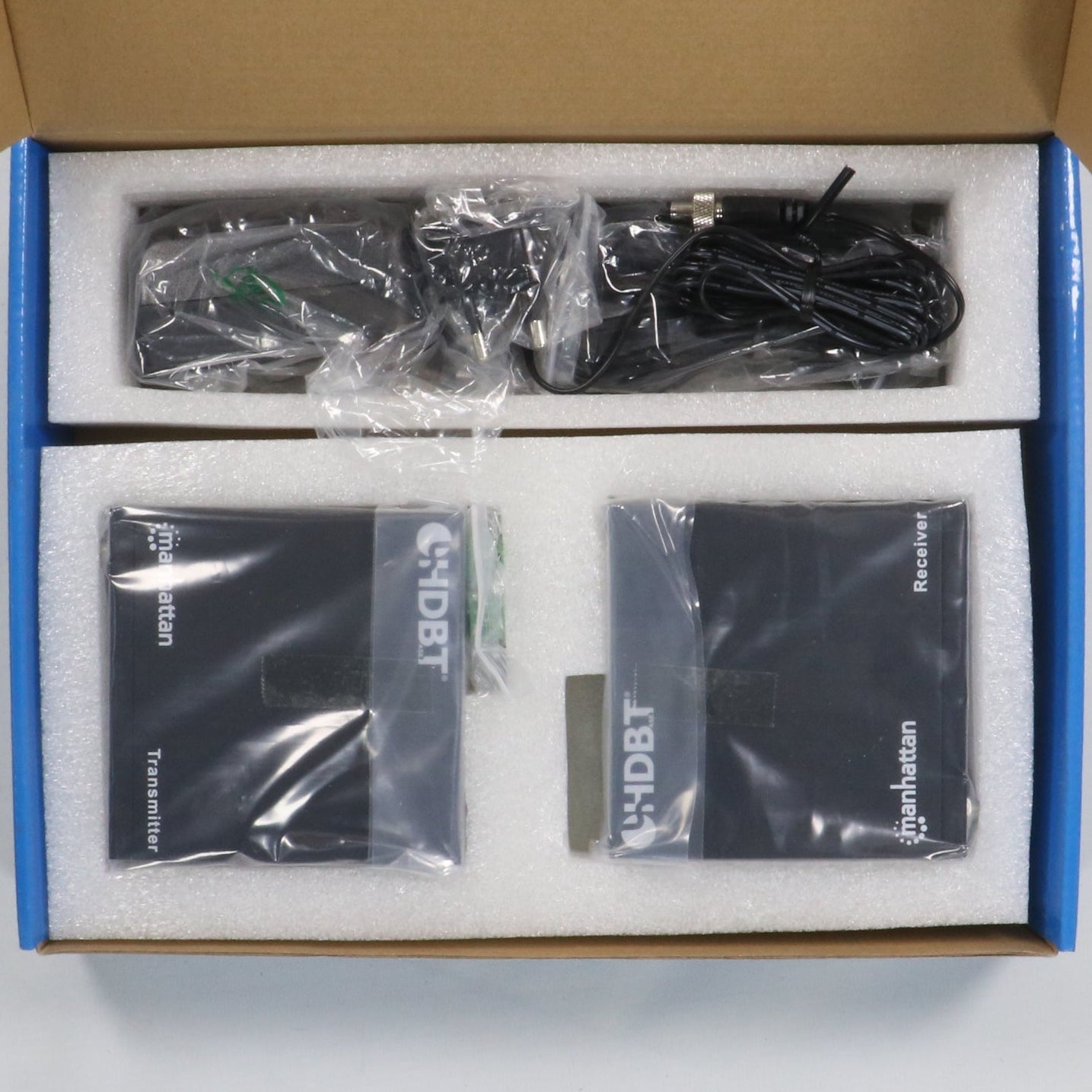Manhattan 4K HDMI HDBaseT over Ethernet Extender Kit-HDMI over Ethernet Extender Kit-Used Industrial Parts
