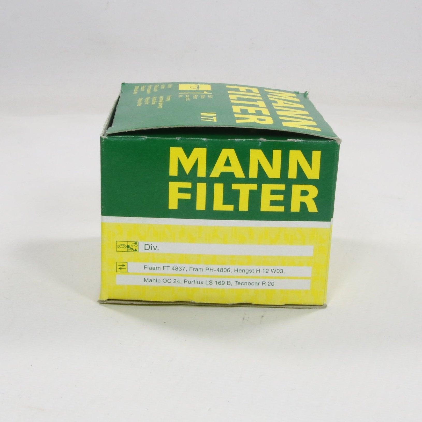 Mann Filter W77 Oil Filter-Oil Filter-Used Industrial Parts