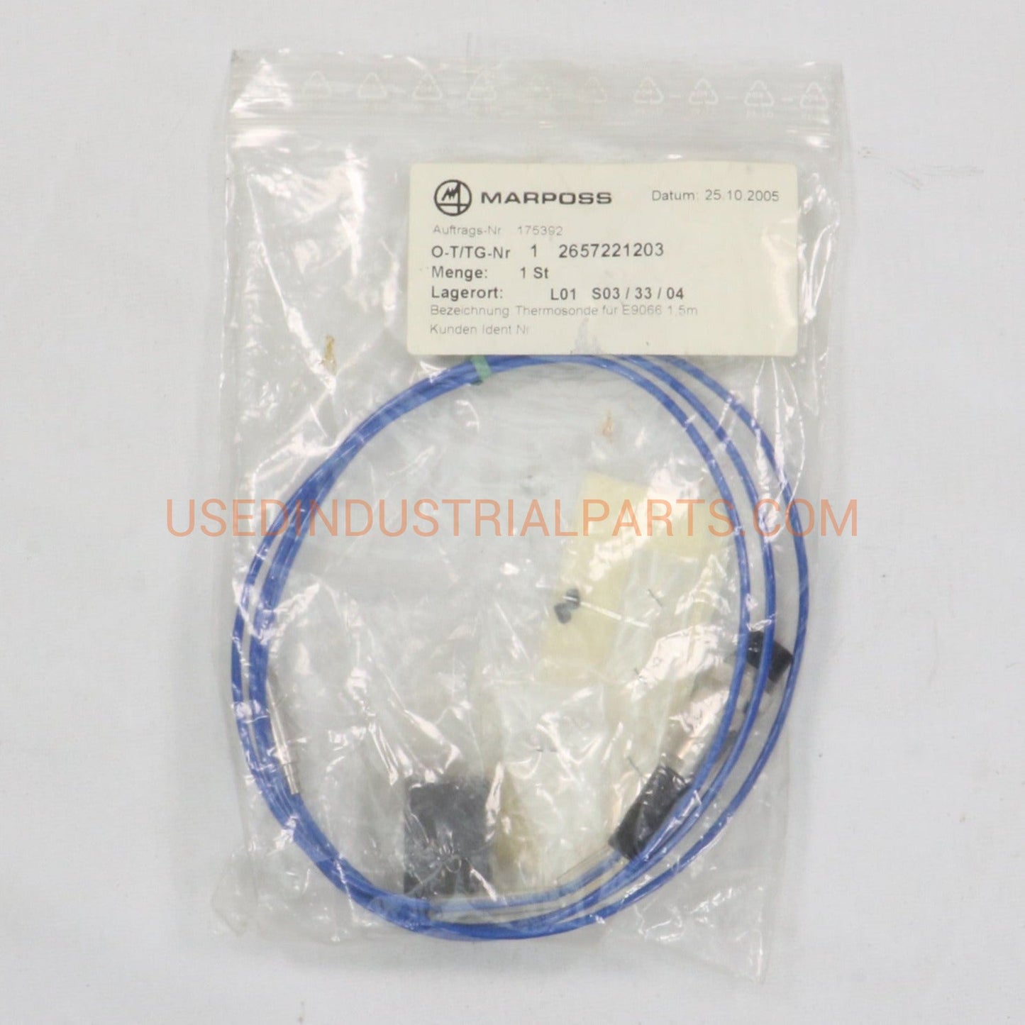 Marposs O-T/TG-Nr 2657221203 Temperature Probe-Temperature Probe-CD-05-06-Used Industrial Parts