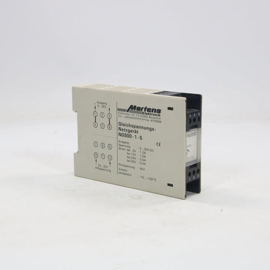 Martens Electronik Gleichspannung-Netzgerat NG500-1-5-Signal Converter-AA-06-05-Used Industrial Parts