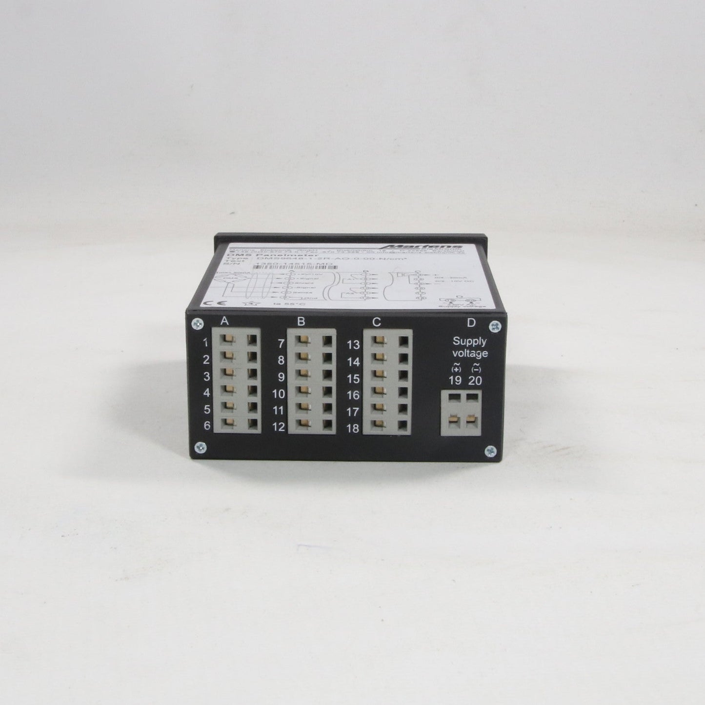 Martens Elektronik DMS9648-1-2R-AO-0-00-N/cm2 Signal Panel Meter-Signal Panel Meter-Used Industrial Parts
