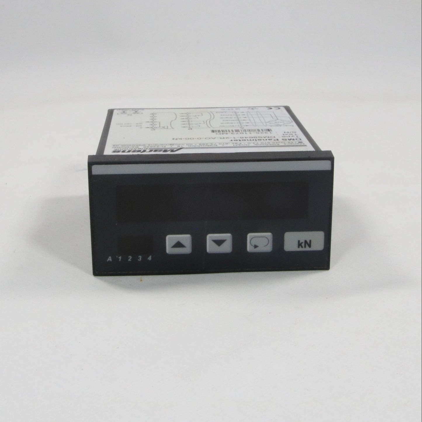 Martens Elektronik DMS9648-1-2R-AO-0-00-kN Digital Panel Meter-Digital Panel Meter-Used Industrial Parts