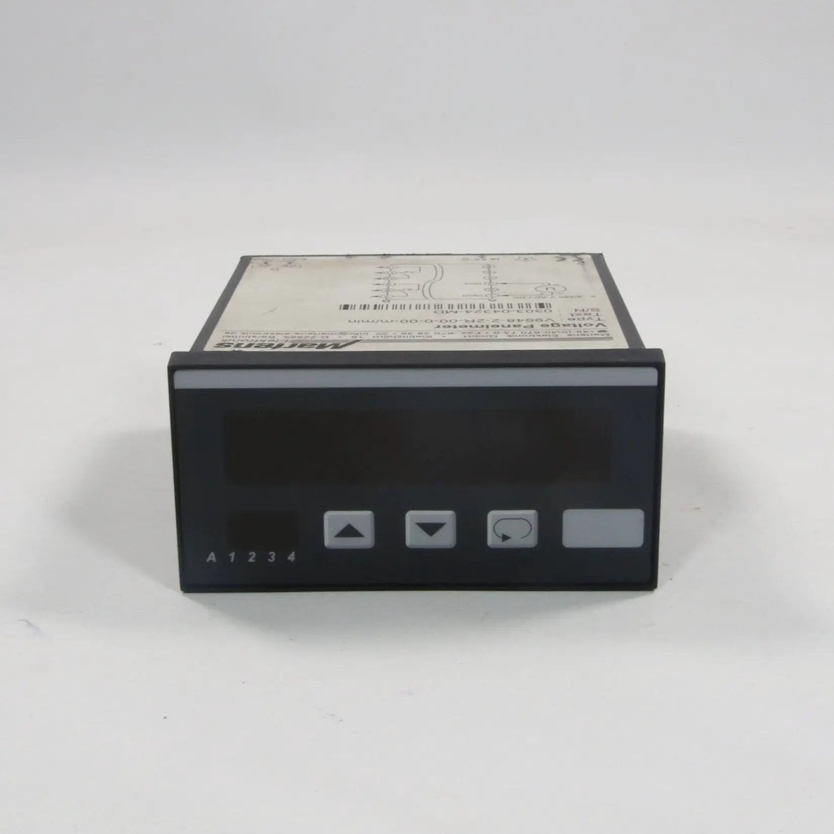 Martens Elektronik V9648-2-2R-00-0-00-m/min Digital Voltage Panel Meter-Digital Voltage Panel Meter-Used Industrial Parts