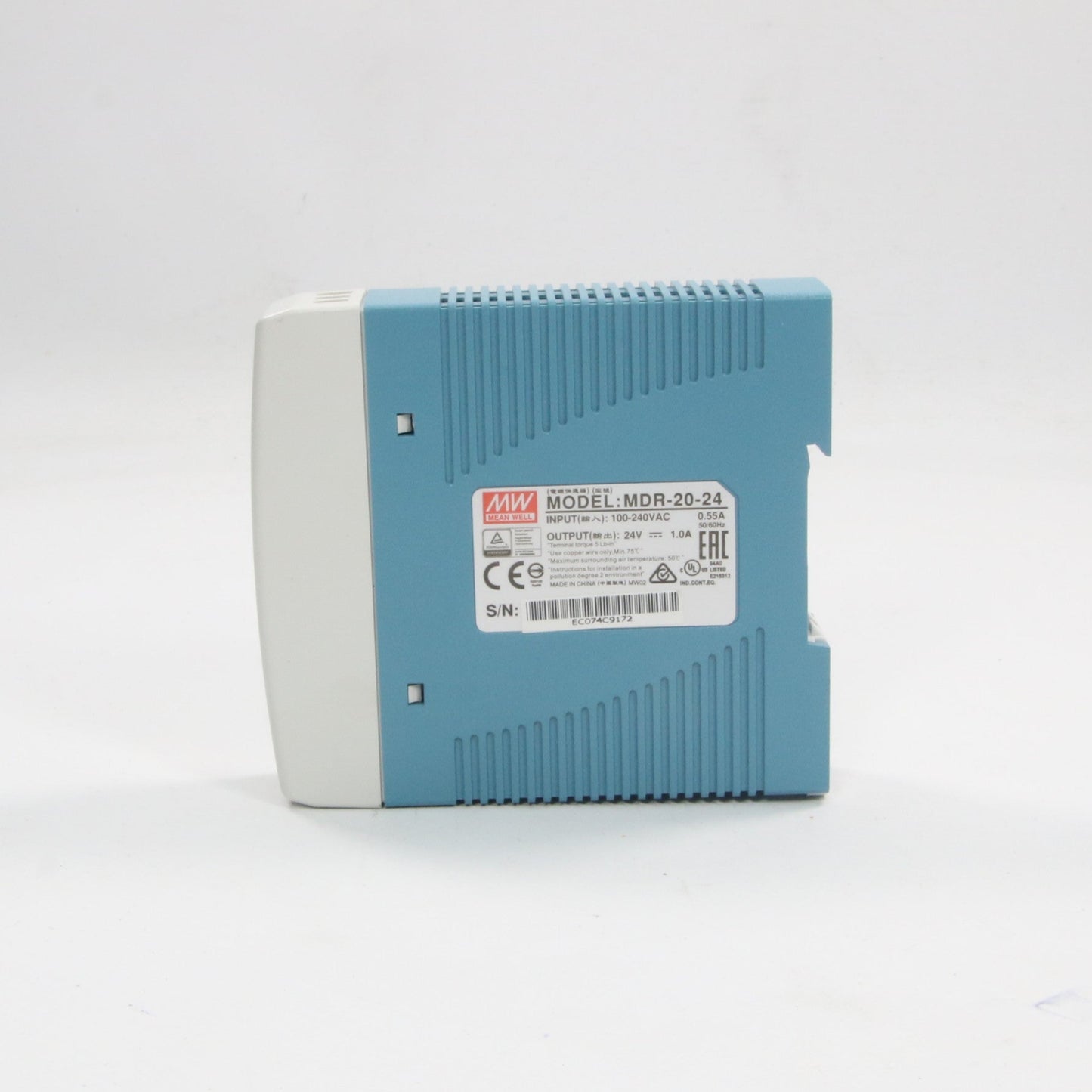 Mean Well MDR 20 24 Industrial Power Supply-Industrial Power Supply-Used Industrial Parts