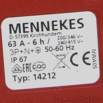 Mennekes Powertop Xtra Industrial CEE Connector/Coupler-Industrial CEE Connector / Coupler-Used Industrial Parts