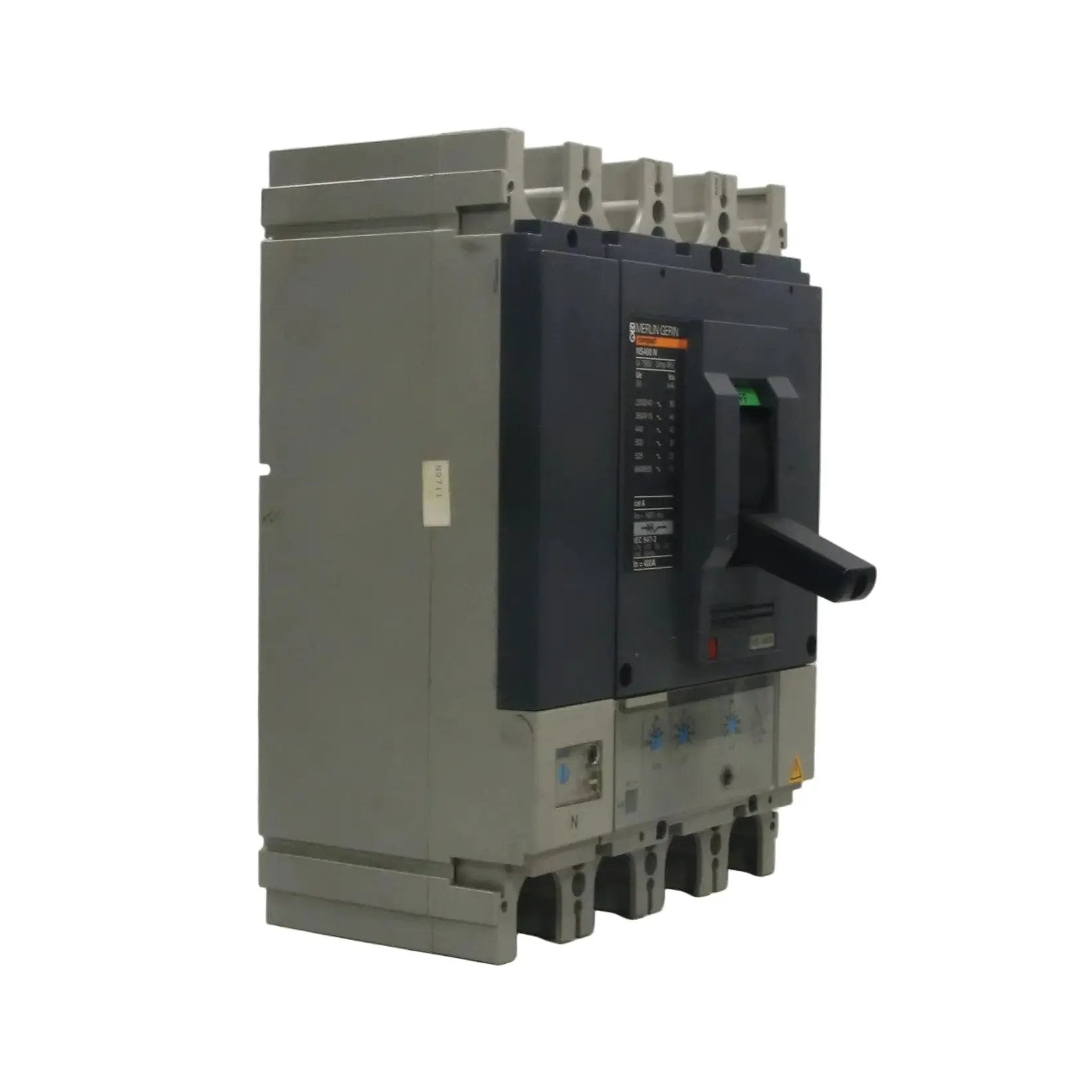 Merlin Gerin Compact NS400N Circuit Breaker & STR 23 SE Trip Unit-Circuit Breaker-CE-03-01-04-6152429393349-Used Industrial Parts