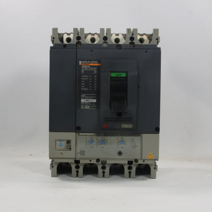 Merlin Gerin Compact NS400N Circuit Breaker & STR 23 SE Trip Unit-Circuit Breaker-Used Industrial Parts