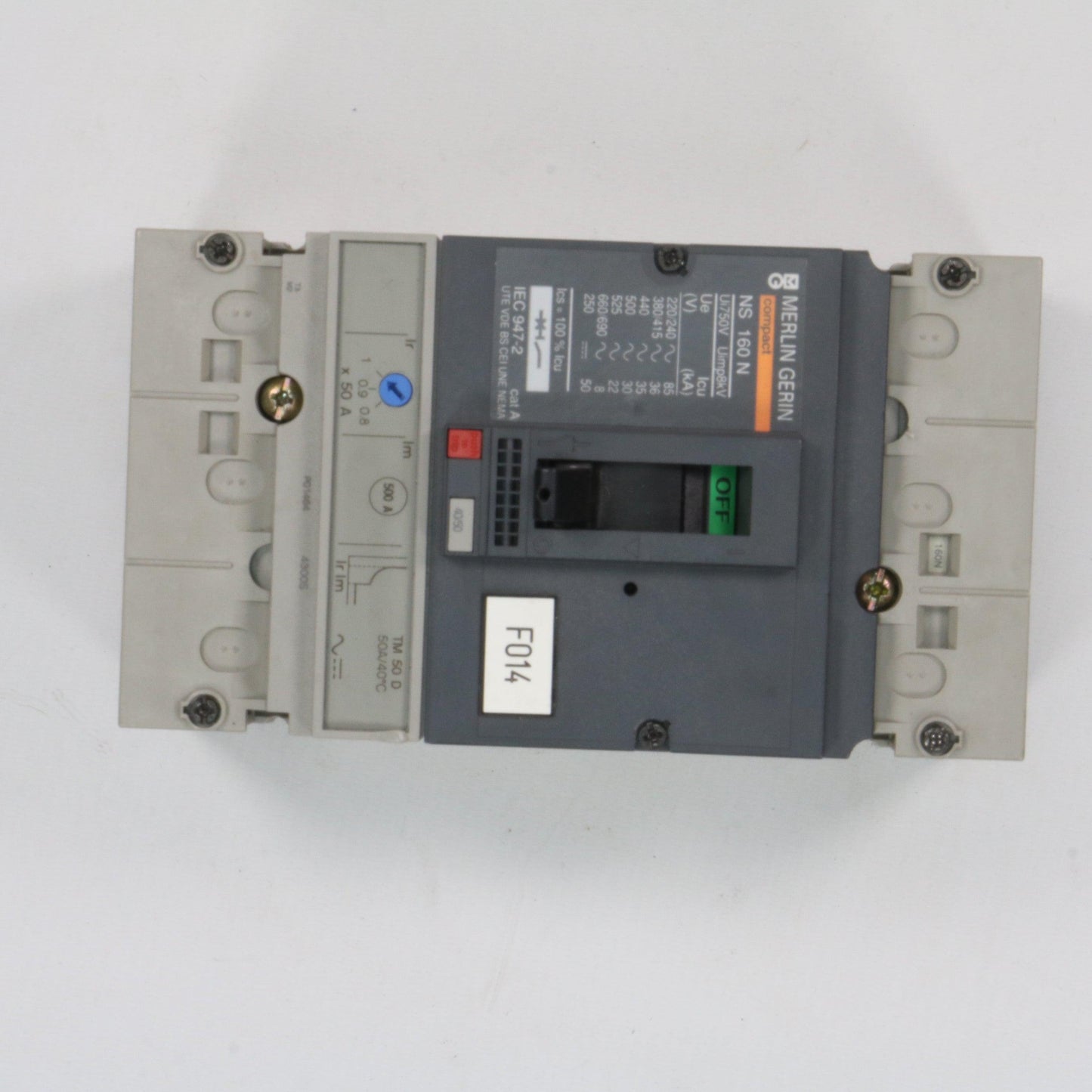 Merlin Gerin circuit breaker Compact NS160N TM 50D-Circuit Breaker-Used Industrial Parts