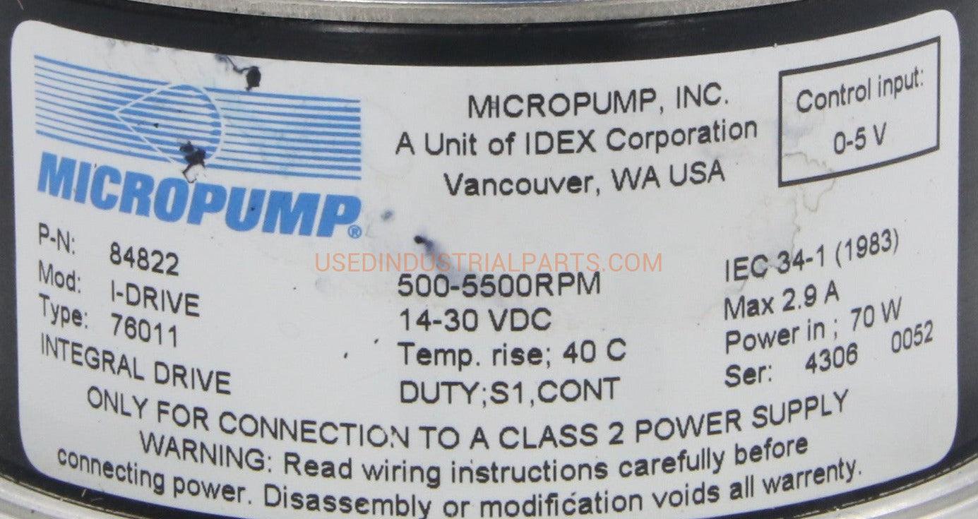 Micropump I-Drive 76011-Micropump-DB-01-02-Used Industrial Parts