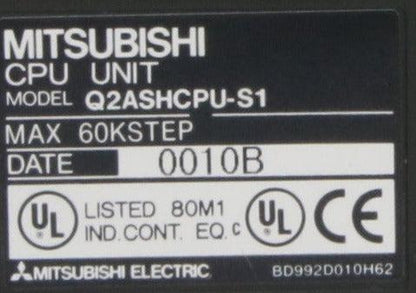 Mitsubishi CPU Unit Q2ASHCPU-S1-CPU-Used Industrial Parts