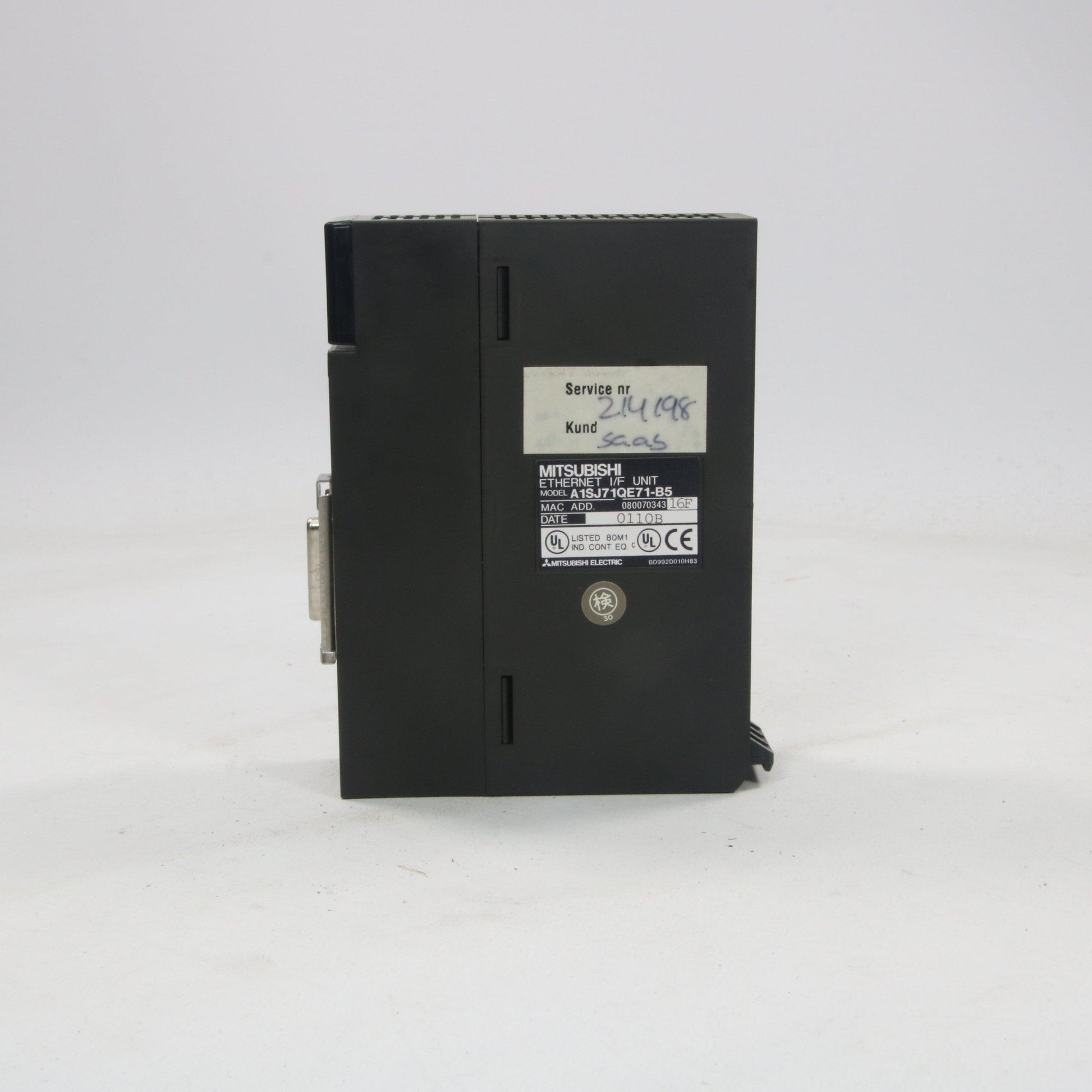 Mitsubishi Ethernet I/F Unit A1SJ71QE71-B5-Ethernet I/F Unit-Used Industrial Parts