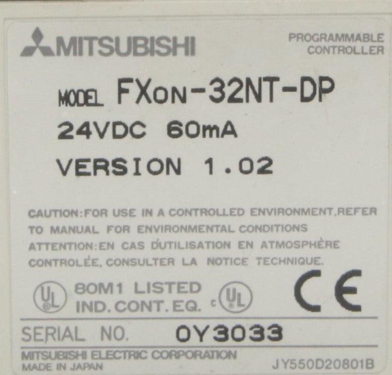 Mitsubishi FXon-32NT-DP Programmable Controller-Programmable Controller-Used Industrial Parts