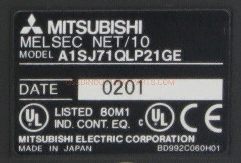 Mitsubishi Melsec NET/10 Data Link Module A1SJ71QLP21GE-Data Link Module-AB-06-04-Used Industrial Parts