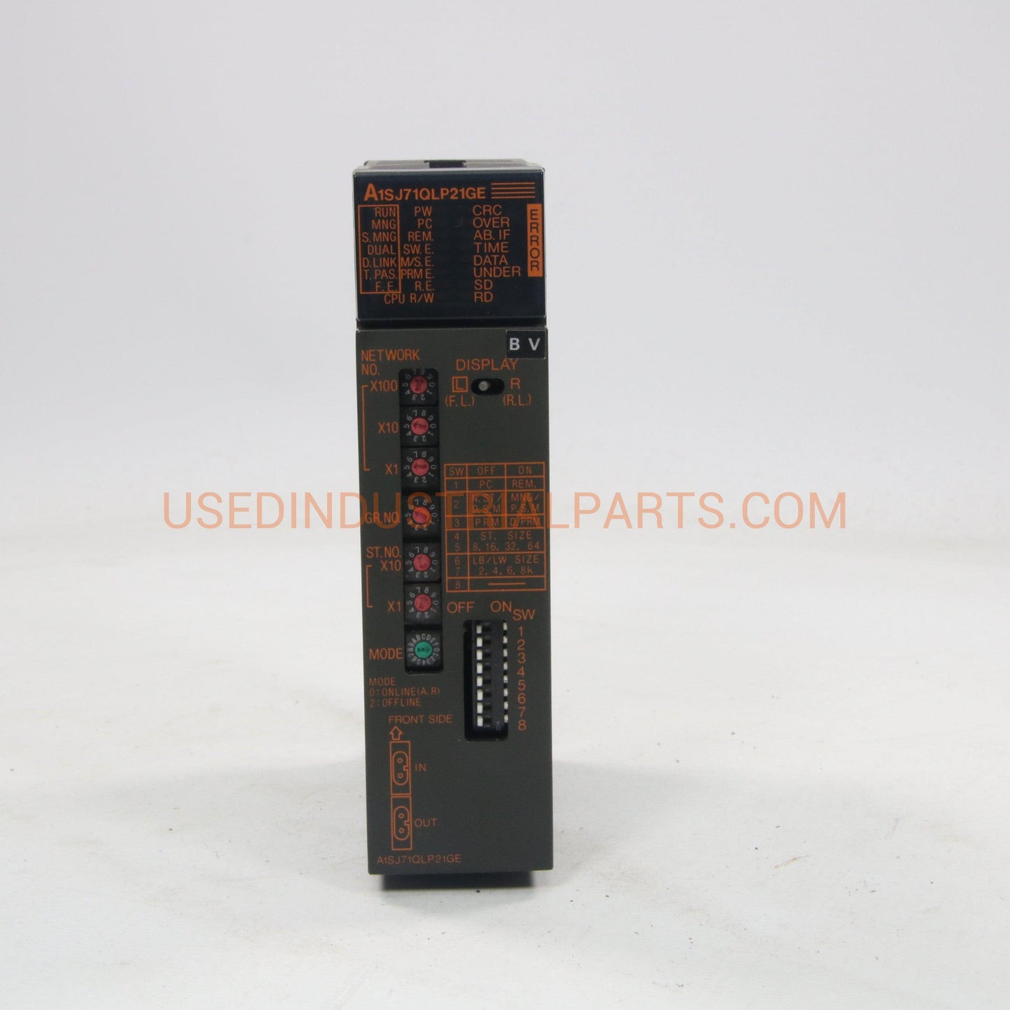 Mitsubishi Melsec NET/10 Data Link Module A1SJ71QLP21GE-Data Link Module-AB-06-04-Used Industrial Parts