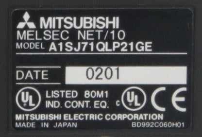 Mitsubishi Melsec NET/10 Data Link Module A1SJ71QLP21GE-Data Link Module-Used Industrial Parts