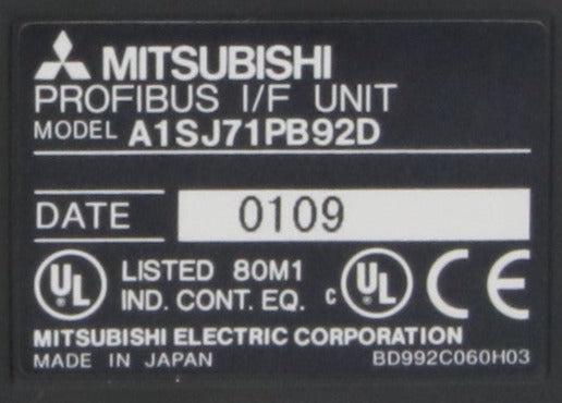 Mitsubishi Profibus I/F Unit A1SJ71PB92D-Profibus I/F Unit-Used Industrial Parts