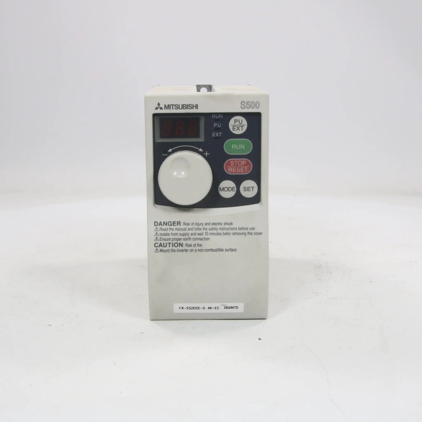 Mitsubishi S500 Inverter FR-S520SE-0. 4K-EC-Inverter-Used Industrial Parts