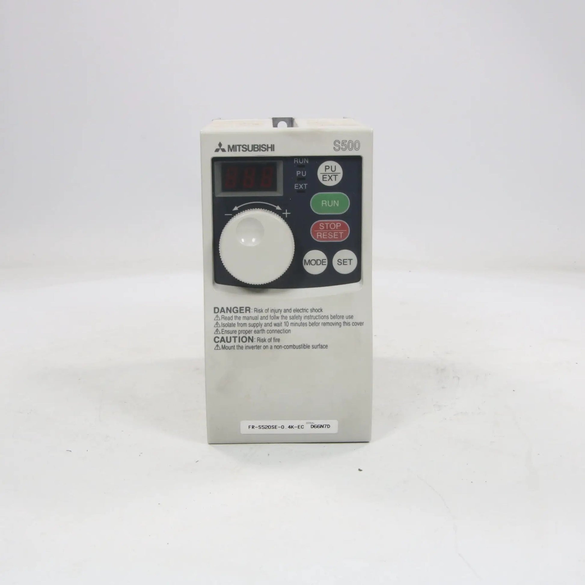 Mitsubishi S500 Inverter FR-S520SE-0. 4K-EC-Inverter-Used Industrial Parts