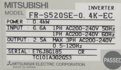 Mitsubishi S500 Inverter-Inverter-Used Industrial Parts