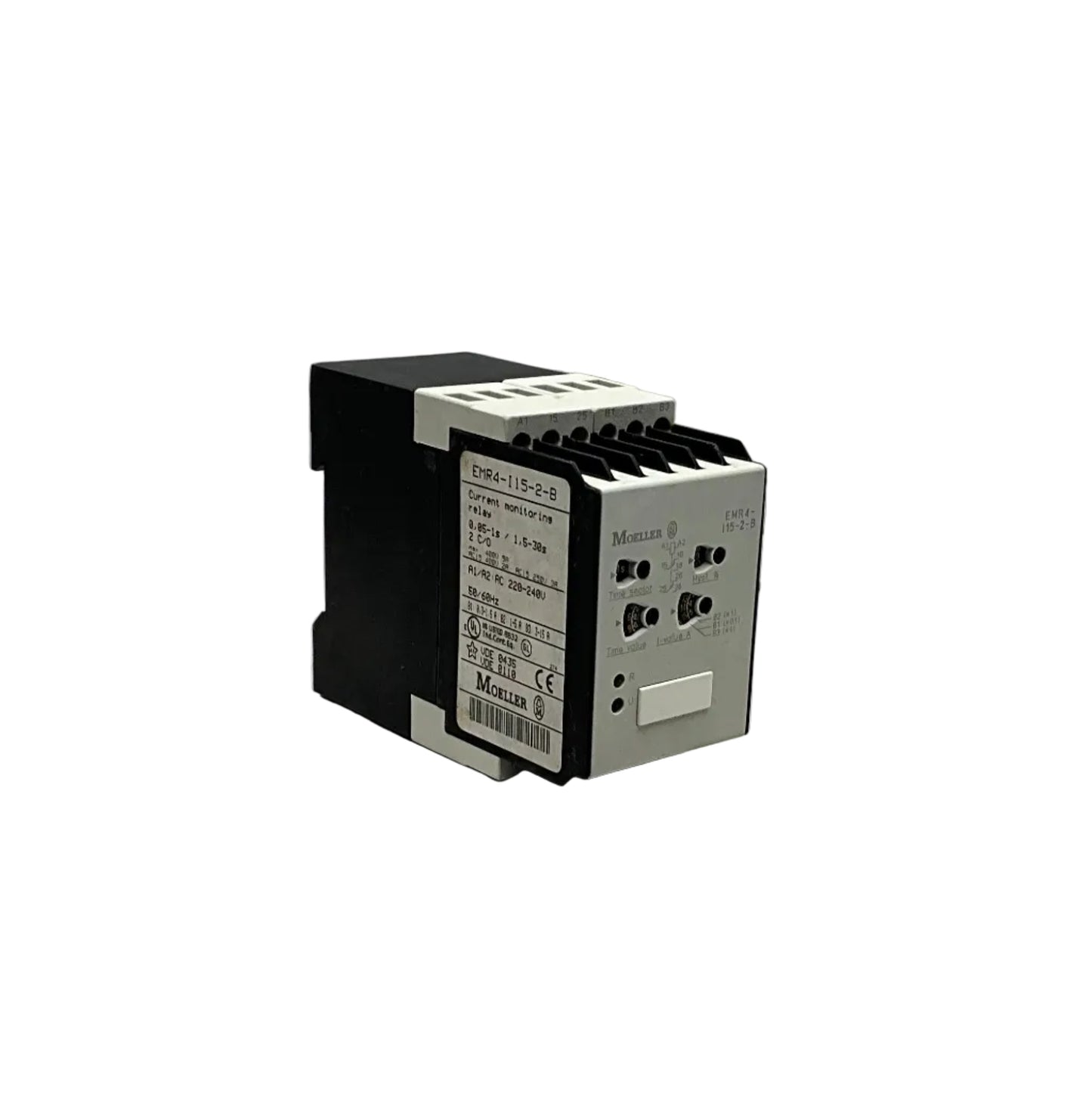 Moeller EMR4-I15-2-B Current Monitoring Relay-Current Monitoring Relay-01-AB-02-11-01-6152429843813-Used Industrial Parts