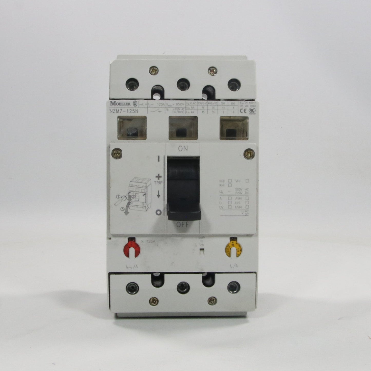 Moeller NZM7-125N Circuit Breaker-Circuit Breaker-Used Industrial Parts